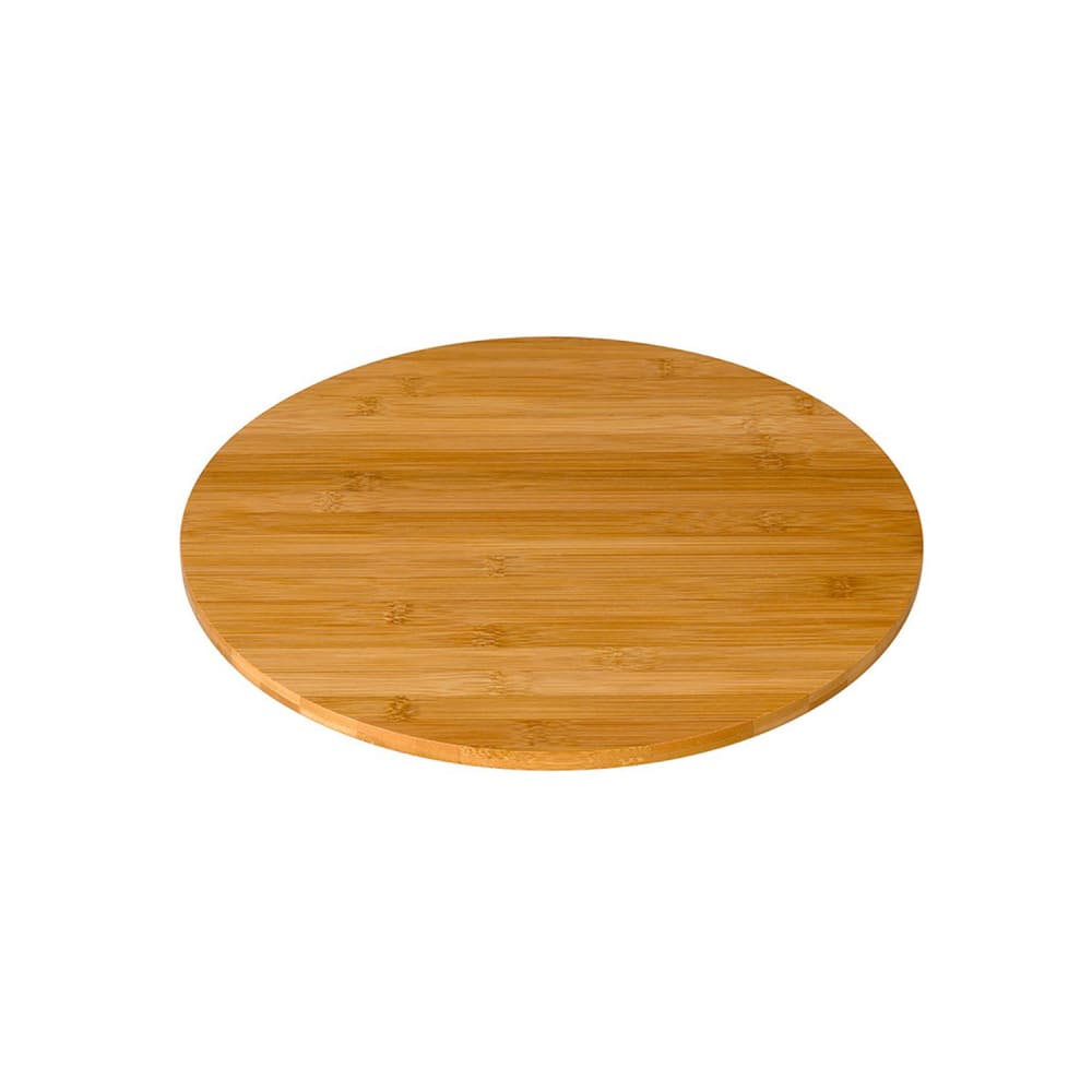 Rosseto 20" Round Display Platter - Bamboo, Natural Finish (BP500)