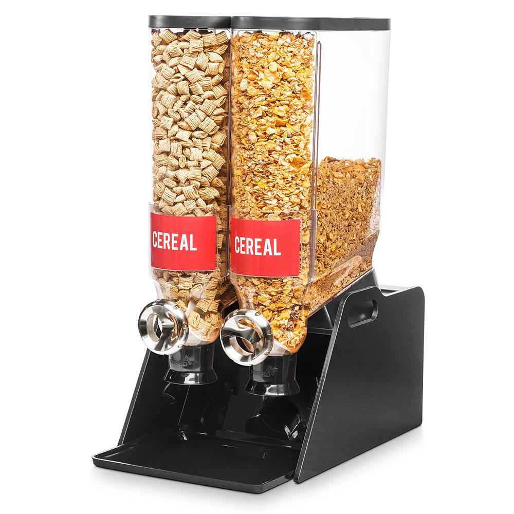 Rosseto Countertop Dry Food Dispenser, (2) 3 1/2 gal Hoppers (DS106)