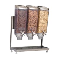 Rosseto Countertop Dry Food Dispenser, (3) 1 gal Hoppers (EZ50399) thumbnail 2