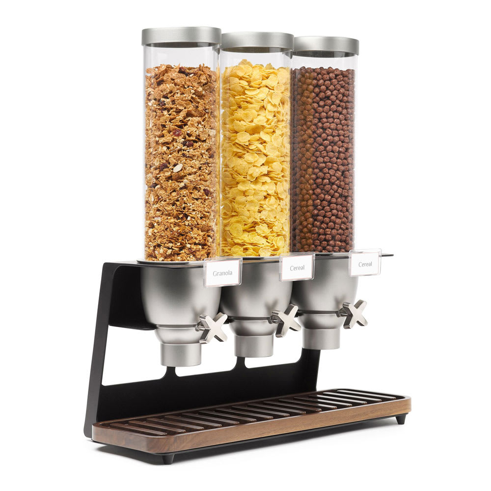 Rosseto Countertop Dry Food Dispenser, (3) 1 3/10 gal Hoppers (EZ520)