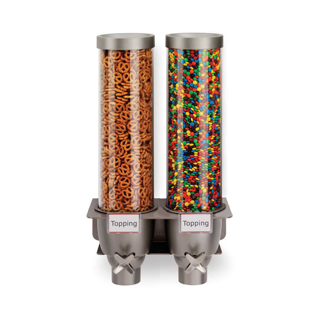 Rosseto Wall-Mount Dry Food Dispenser, (2) 1 3/10 gal Hoppers (EZ524)