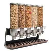 Rosseto Wall-Mount Dry Food Dispenser, (5) 1 3/10 gal Hoppers (EZ527) thumbnail 4