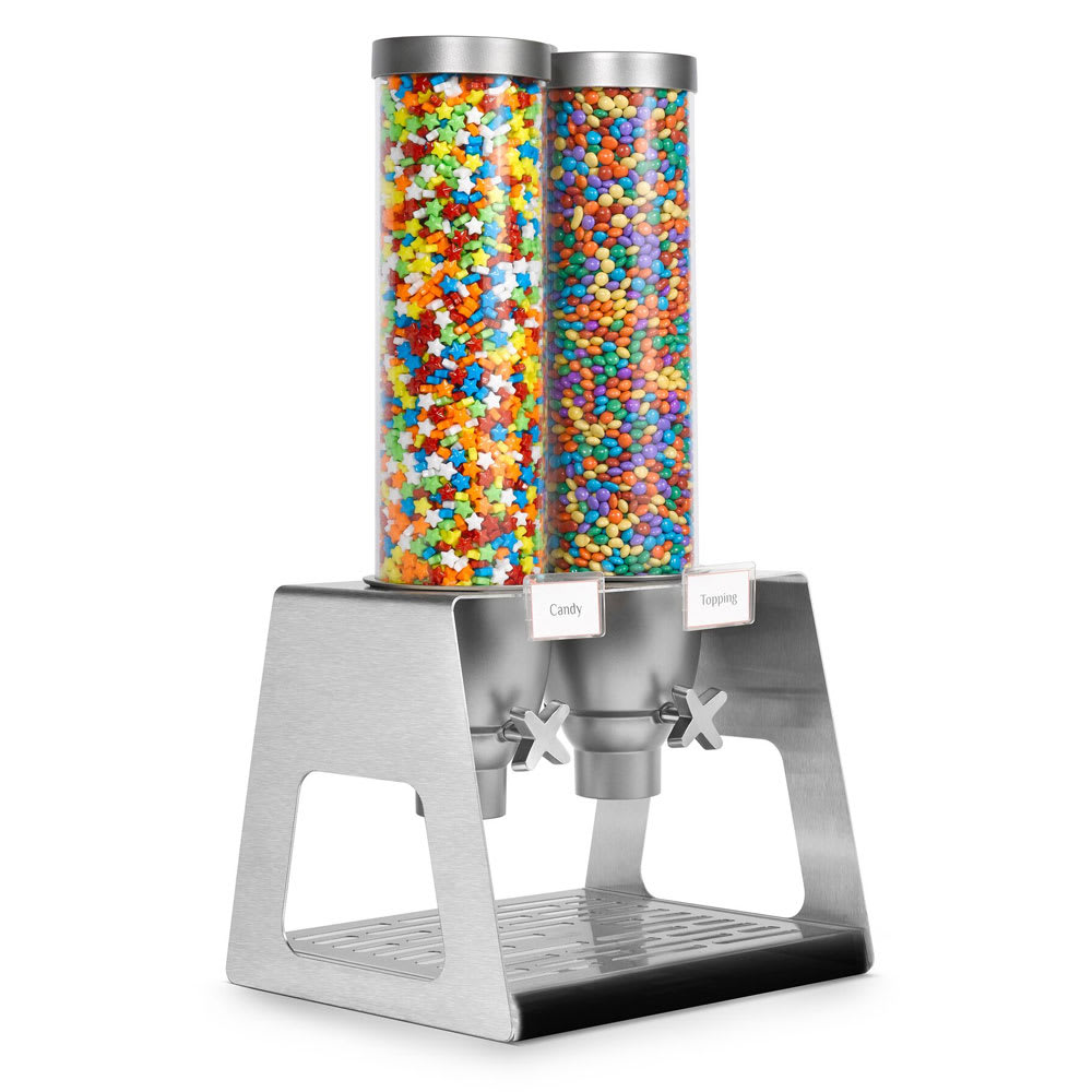 Rosseto Countertop Dry Food Dispenser, (2) 1 3/10 gal Hoppers (EZ535)