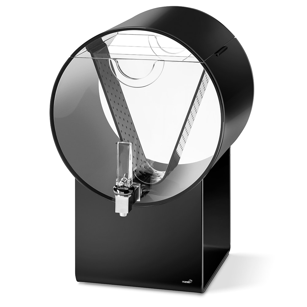 Rosseto 3 gal Beverage Dispenser w/ Infuser - Plastic Container, Black Base (LD181)