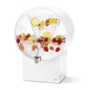 Rosseto 5 gal Beverage Dispenser w/ Infuser - Plastic Container, White Base (LD182) thumbnail 2