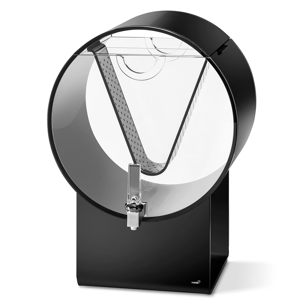 Rosseto 5 gal Beverage Dispenser w/ Infuser - Plastic Container, Black Base (LD183)