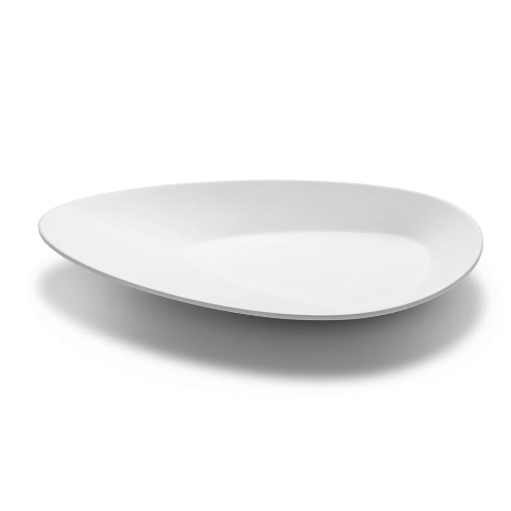 Rosseto 12 4/5" x 12 4/5" Triangular Platter - Melamine, White (MEL021)