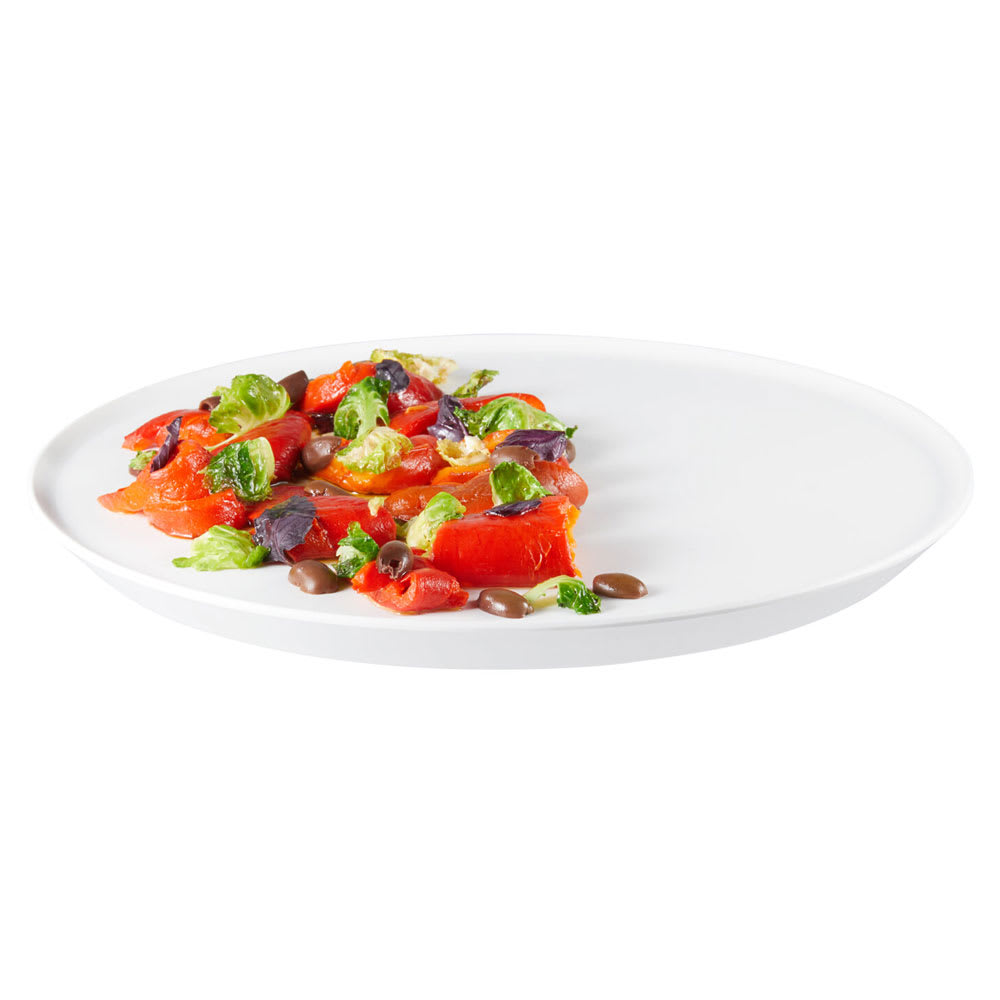 Rosseto 13 5/16" Round Forme' Tray - Melamine, White (MEL023)