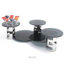 Rosseto 14" Round Display Platter - Glass, Black (SG004) thumbnail 2