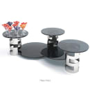 Rosseto 20" Round Display Platter - Glass, Black (SG005) thumbnail 2