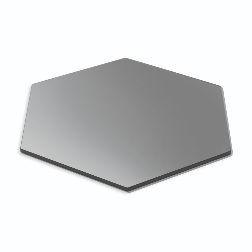 Rosseto 14" Hexagonal Honeycomb Platter - Acrylic, Black (SG028)