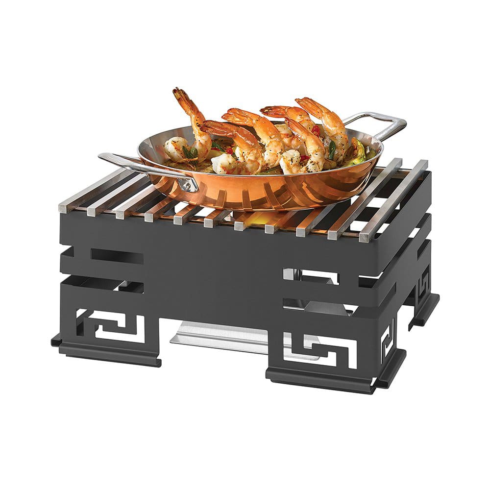 Rosseto Rectangular Warmer Kit - 13" x 15" - Stainless, Black (SK041)