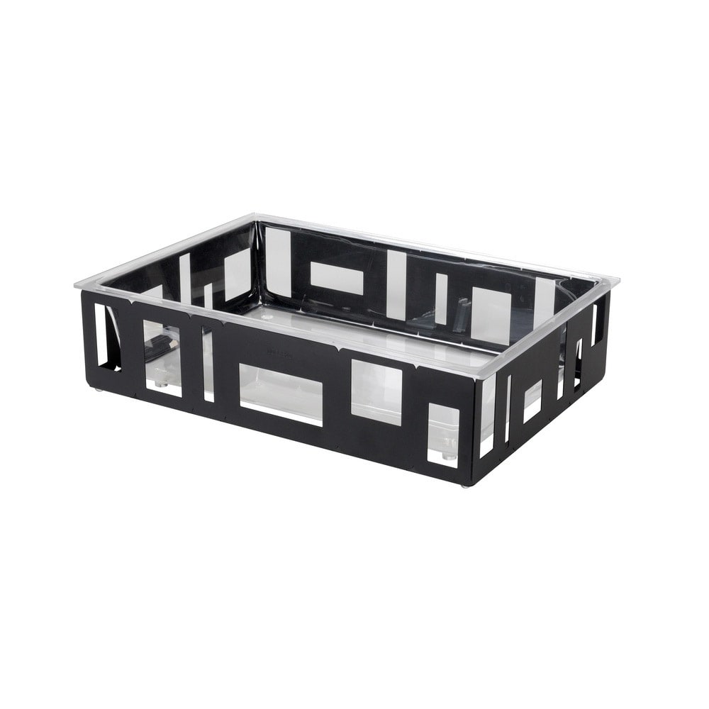 Rosseto Rectangular Ice Tub - 26 1/2x18 1/2x7" Acrylic/Black (SM114)