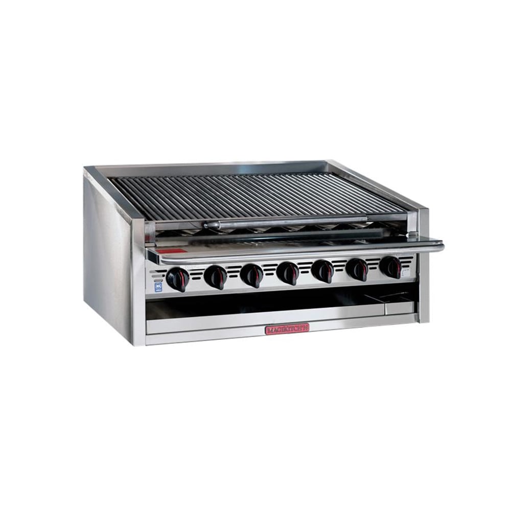 Magikitch'n APM-RMB-624 24" Gas Charbroiler w/ Round Rod Top Grates, Liquid Propane