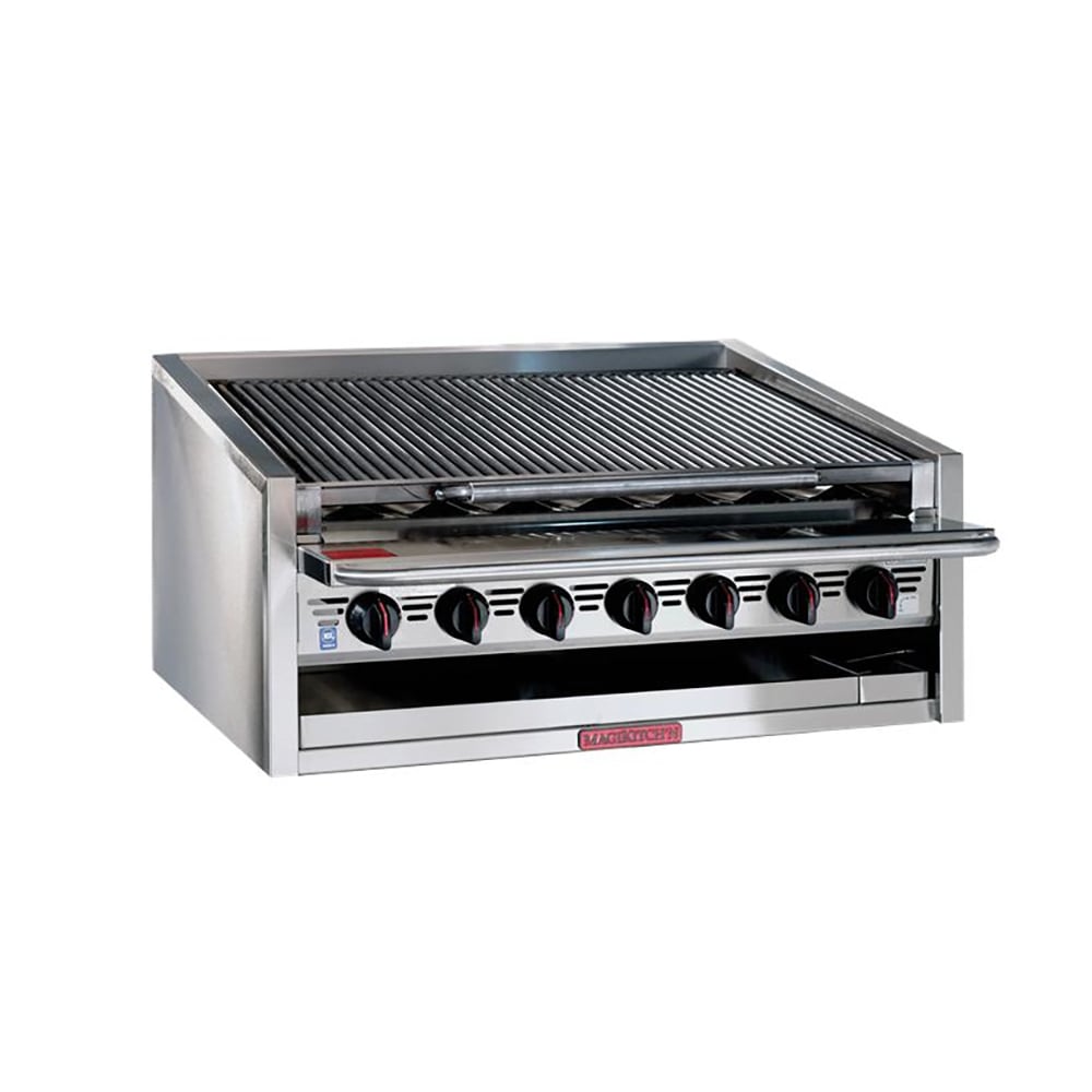Magikitch'n APM-RMB-660CR 60" Gas Charbroiler w/ Round Rod Top Grates, Liquid Propane