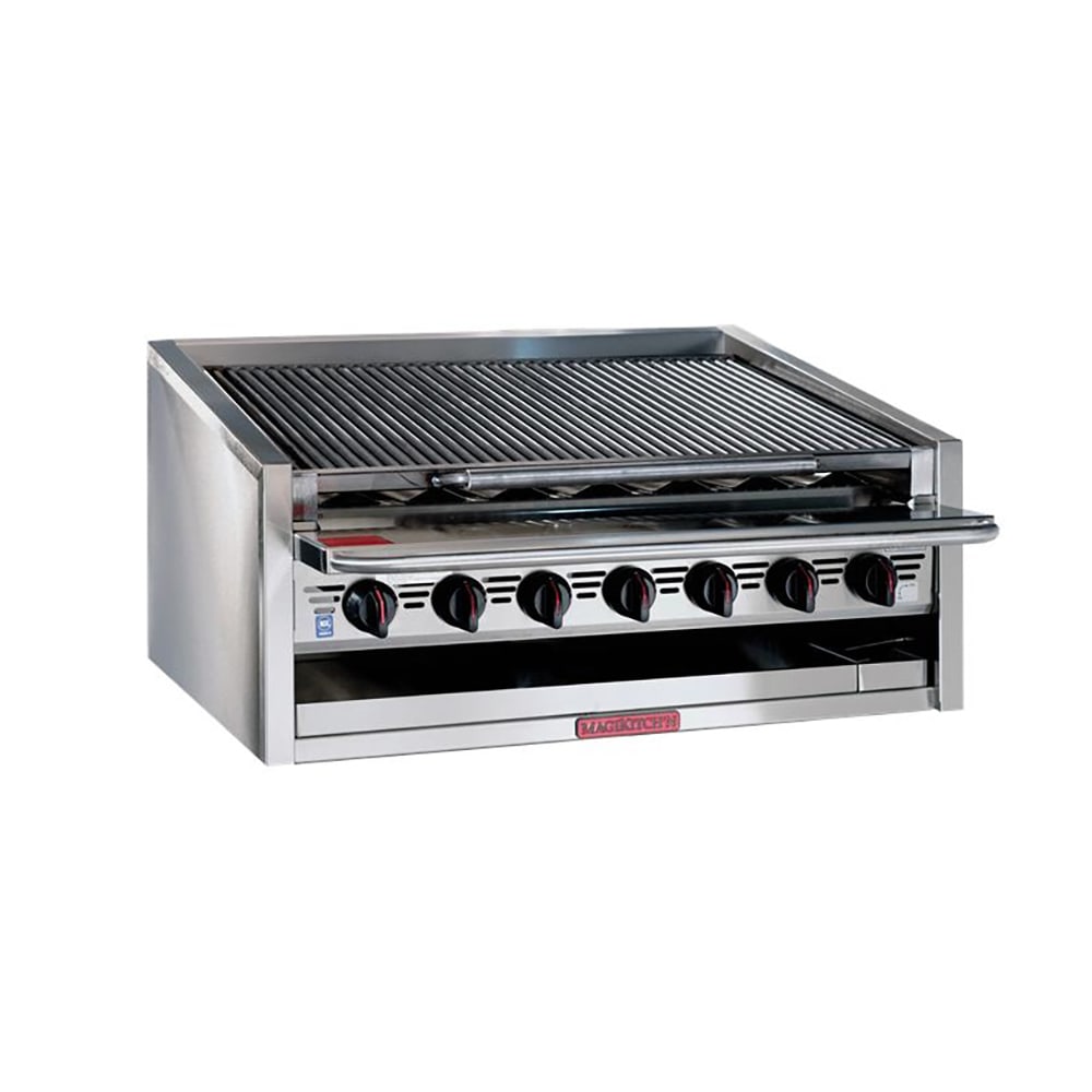 Magikitch'n APM-RMB-660CR 60" Gas Charbroiler w/ Round Rod Top Grates, Natural Gas