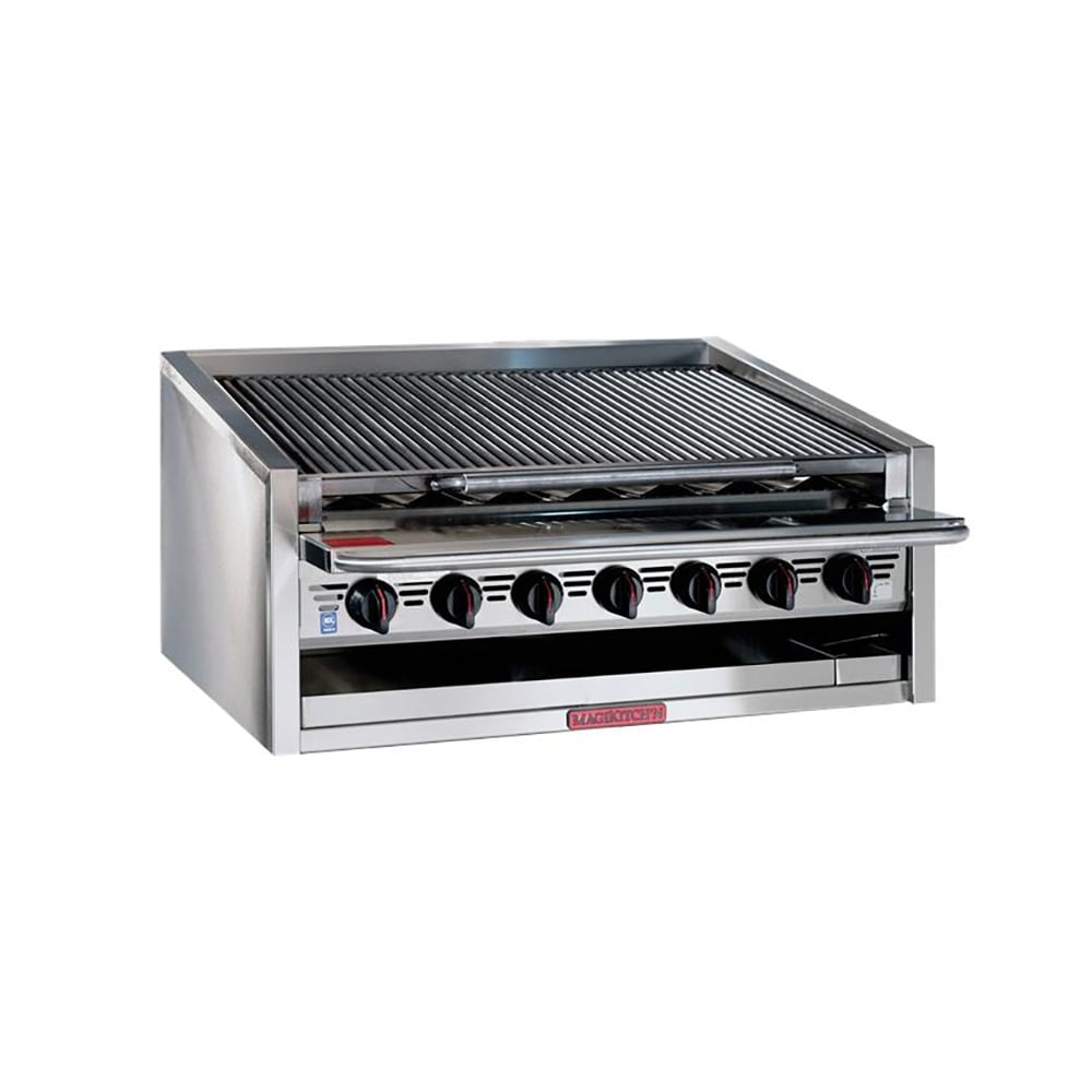 Magikitch'n APM-SMB-672 72" Gas Charbroiler w/ Round Rod Top Grates, Liquid Propane