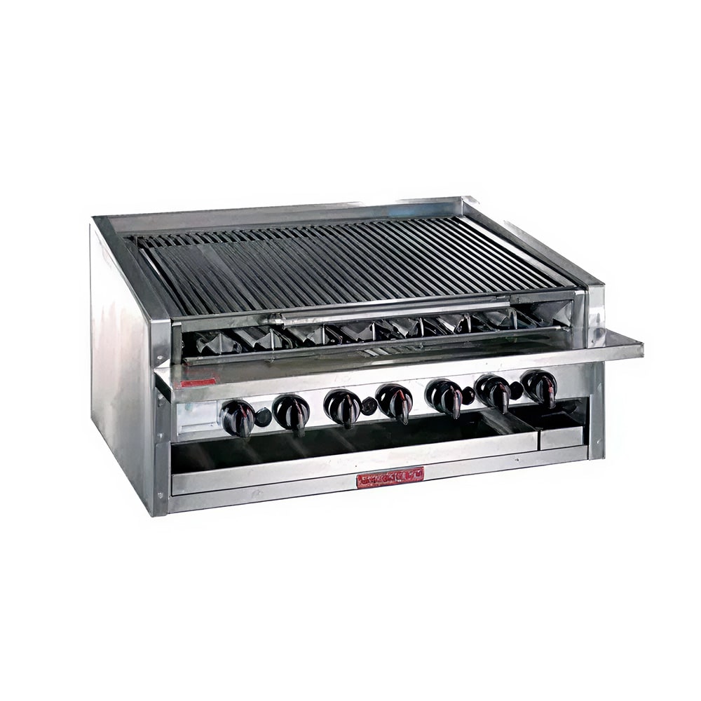 Magikitch'n CM-RMB-636CR 36" Gas Charbroiler w/ Round Rod Top Grates, Liquid Propane