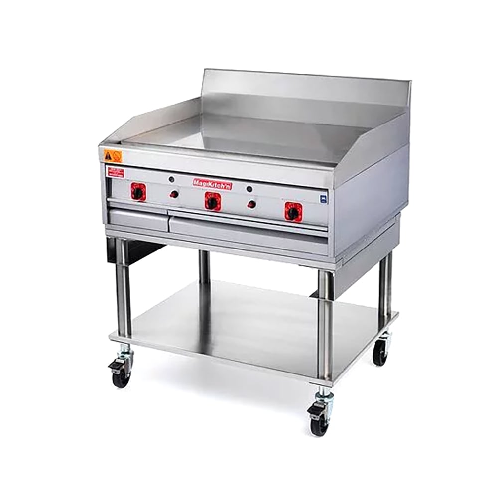 Magikitch'n MKG-36-E 36" Gas Griddle w/ Thermostatic Controls - 1" Steel Plate, Liquid Propane
