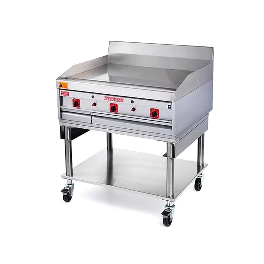 Magikitch'n MKG-48 48" Gas Griddle w/ Thermostatic Controls - 1" Steel Plate, Natural Gas