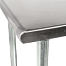Duke 316-3024 24" 16 ga Work Table w/ Undershelf & 300 Series Stainless Flat Top thumbnail 4