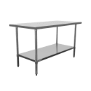 Duke 418-2460 60" 18 ga Work Table w/ Undershelf & 400 Series Stainless Flat Top thumbnail 3