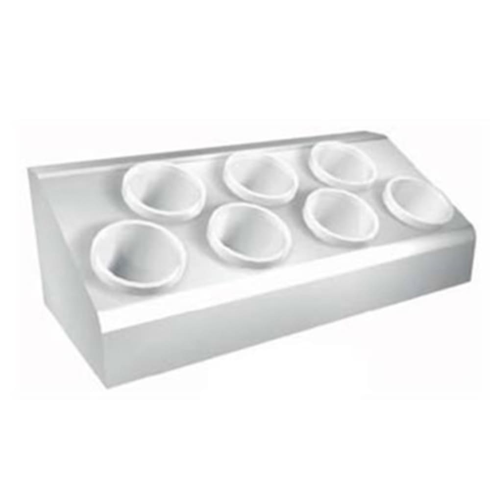 Duke 71 Countertop Silverware Dispenser Unit w/ 7 Cylinder, 21 3/52 x 9 3/4 x 7 1/4"