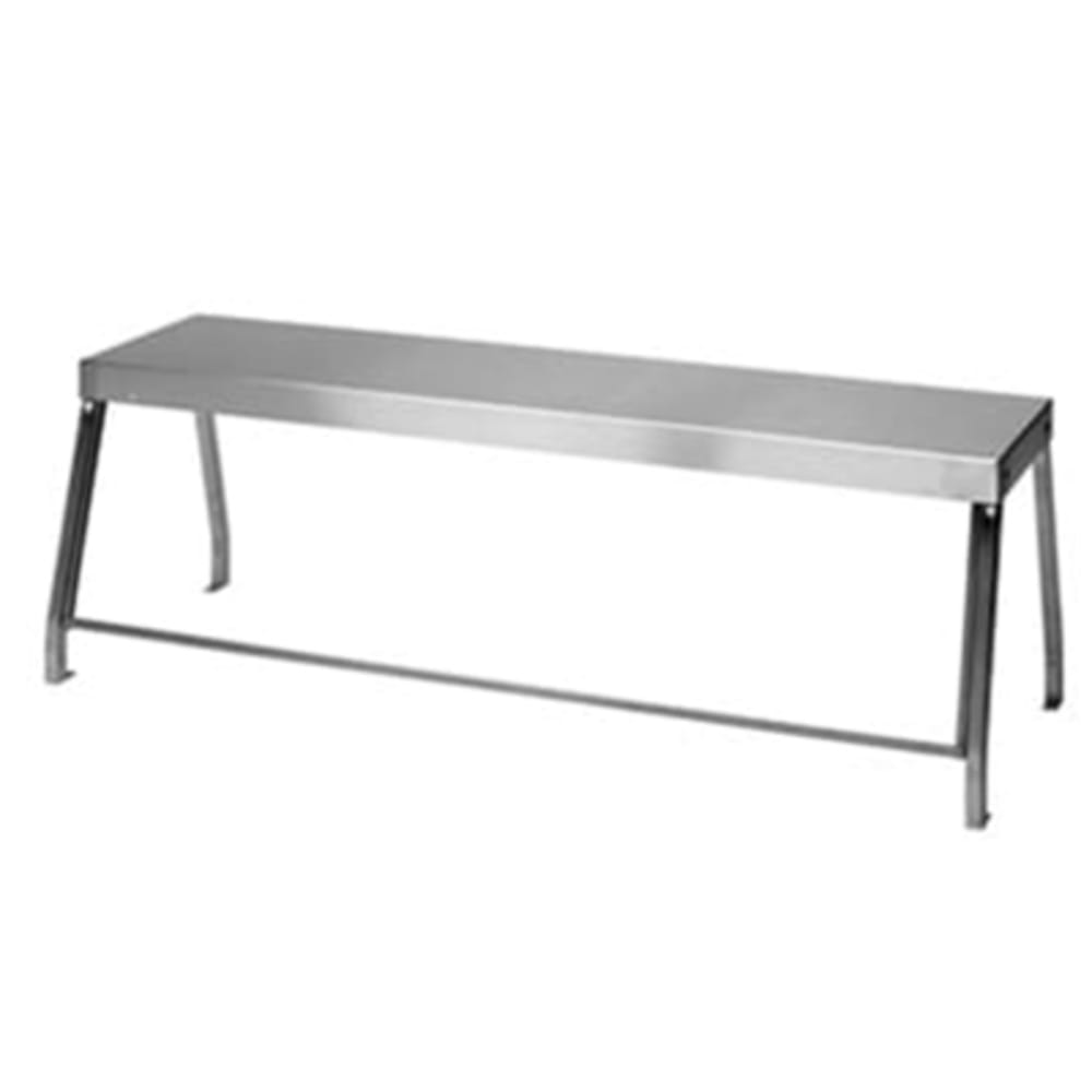 Duke 956-460-6 Overshelf w/ 1/4" Glass Protector & Acrylic End Guards, 86 3/8 x 10 1/2" x 20"