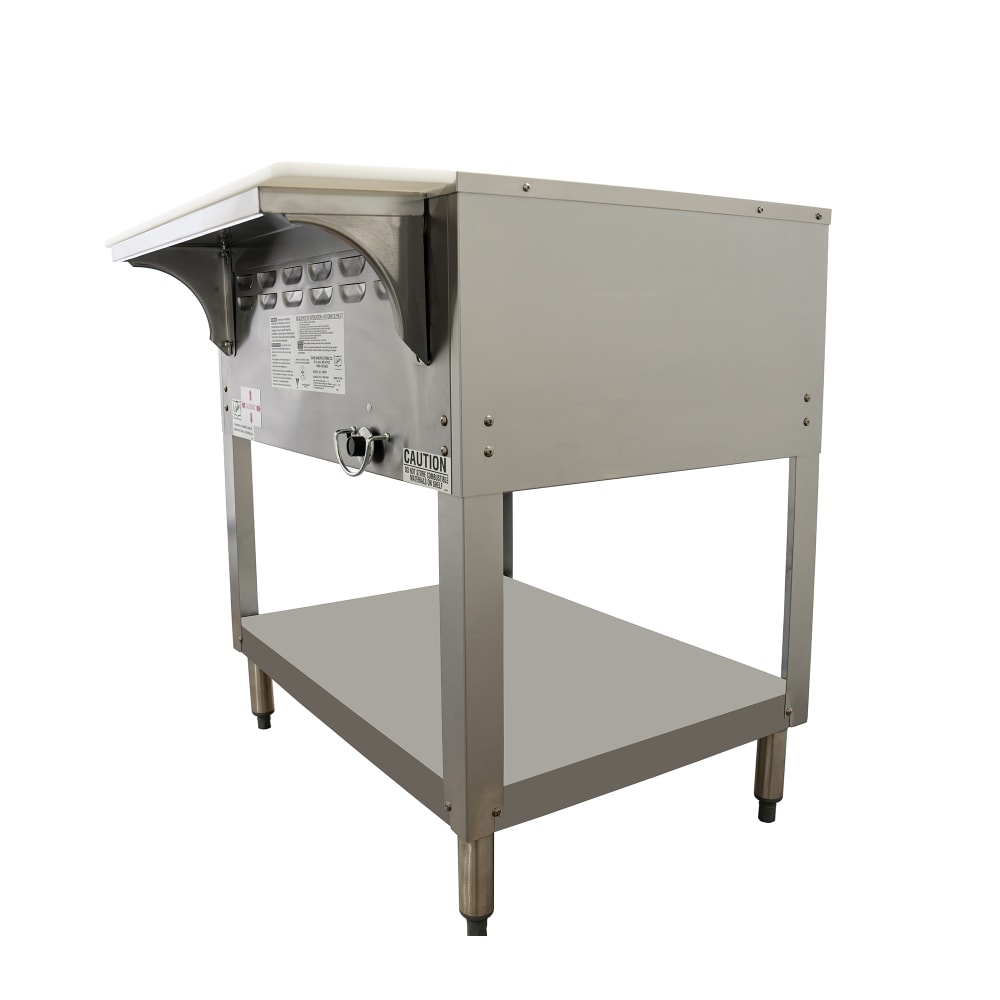 Duke WB302 30 3/8" Hot Food Table w/ (2) Wells & Cutting Board, Natural Gas