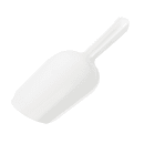 Bar Maid CR-849W 8 oz Scoop - Polyethylene, White thumbnail 3