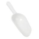 Bar Maid CR-849W 8 oz Scoop - Polyethylene, White thumbnail 4
