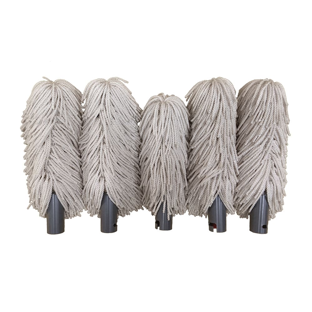 Bar Maid PH-5S 8 3/4" Polishing Heads for GP-100, Microfiber Twine