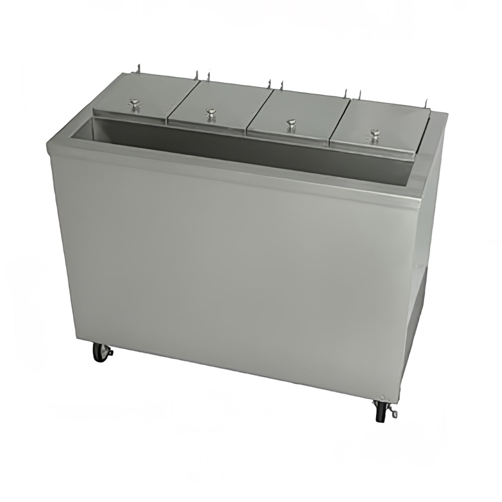 Stoelting DC4T-37R-A 44 3/8" Mobile Ice Cream Dipping Cabinet w/ (4) Tub Capacity, 115v