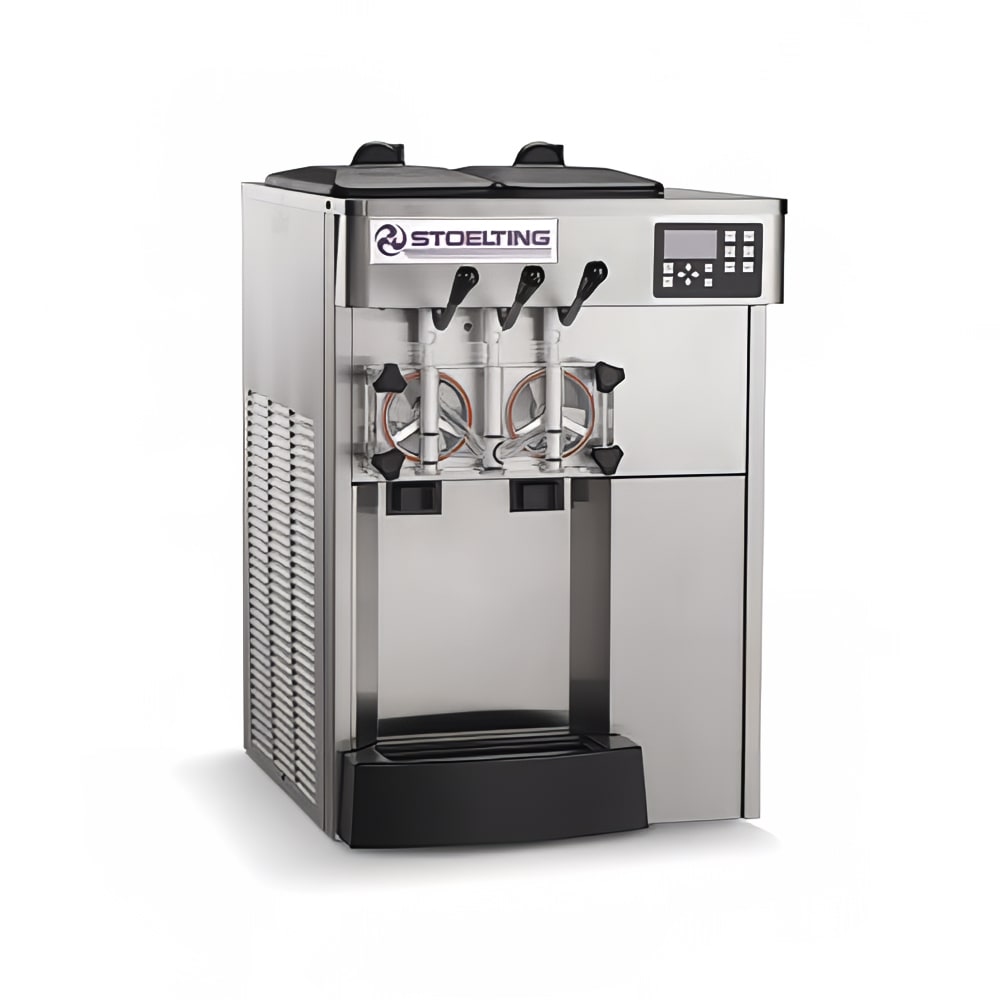 Stoelting F131-38I2 Soft-Serve Freezer w/ (2) 12 qt Hopper, Air Cool, 208 240/1v
