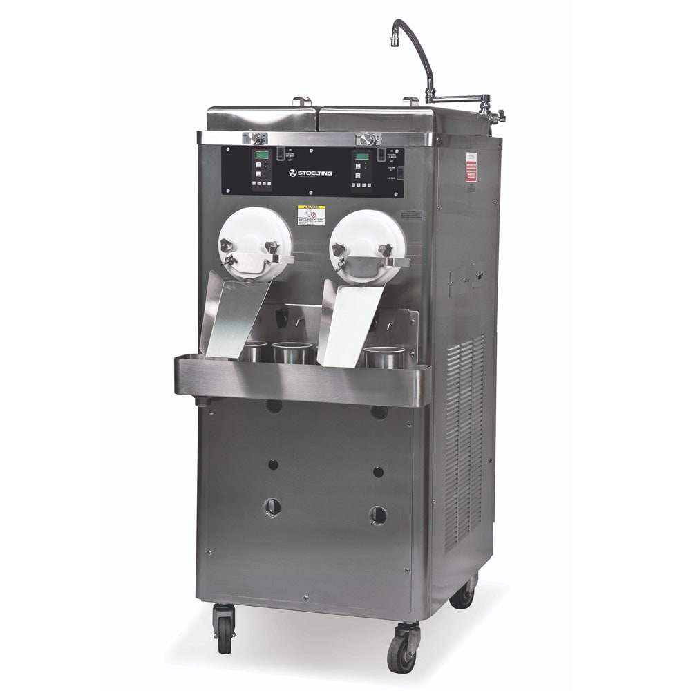 Stoelting M202-309B00SIR Custard Freezer w/ (2) 24 qt Hoppers - Air Cooled, 208-240v/3ph