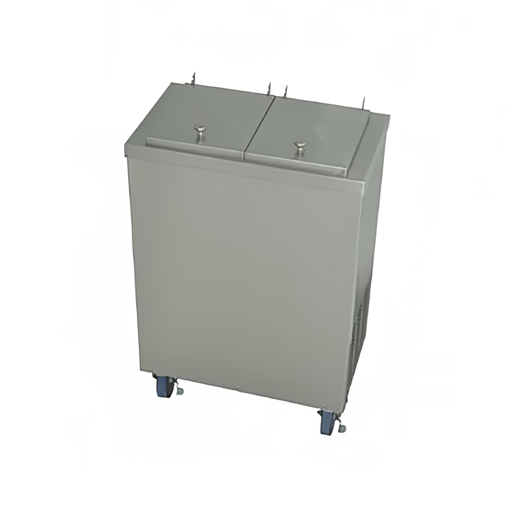 Stoelting MDC2-37-A 23 7/8" Mobile Ice Cream Dipping Cabinet w/ (2) Tub Capacity, 115v