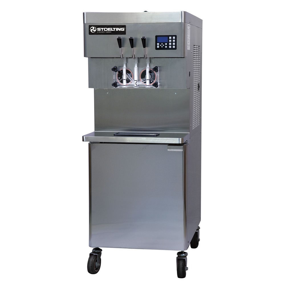 Stoelting U431-48I2 Soft Serve Freezer w/ (2) 8 gal Hoppers, Remote Air Cool, 208 230/1 V