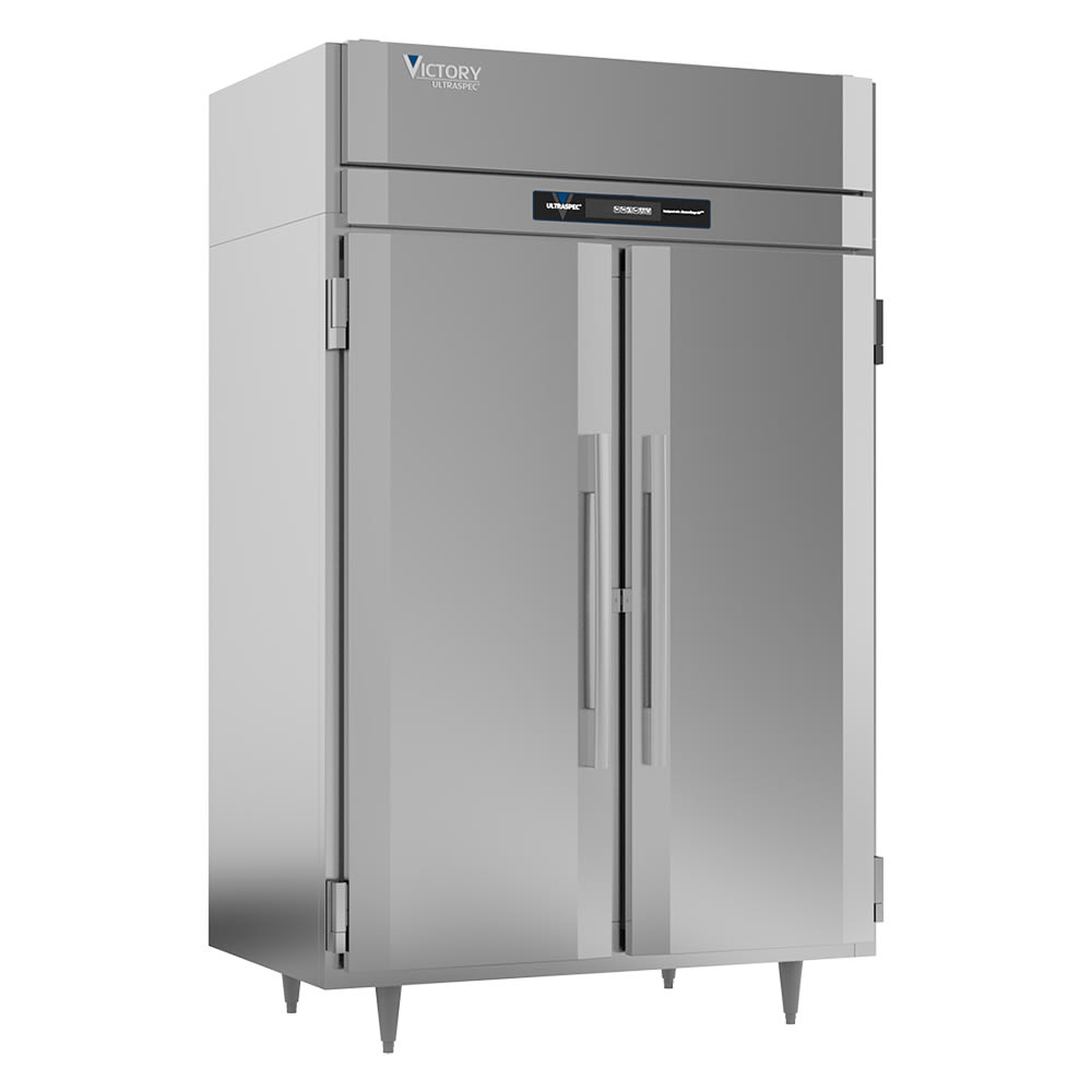 Victory Refrigeration FS-2D-S1-HC 52 1/8" UltraSpec™ Two Section Reach In Freezer, (2) Left/Right Hinge Solid Doors, 115v
