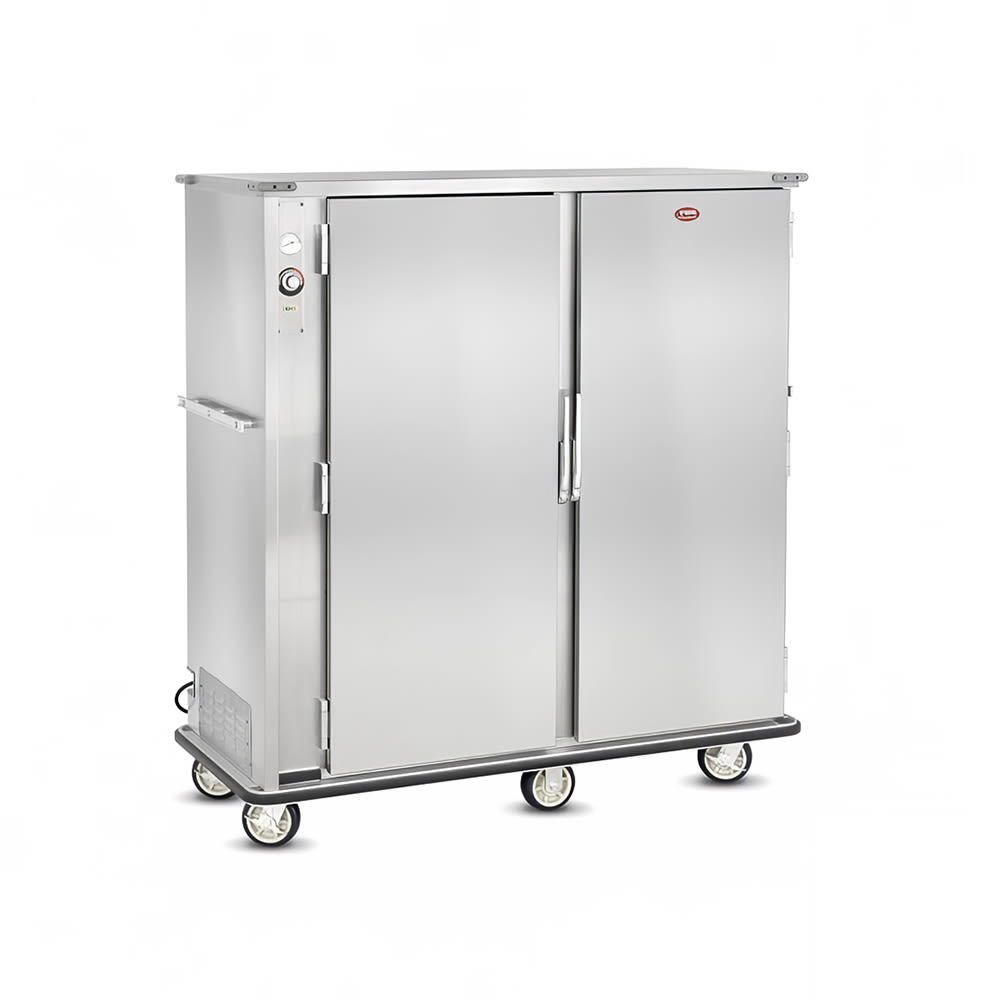 FWE A-180-2 180 Plate Heated Meal Delivery Cart, 120v