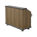 FWE BBC-5 L4 60"L Portable Bar w/ 60 lb Ice Bin, Harvest Maple thumbnail 2