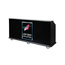 FWE BBC-8 L6 96"L Portable Bar w/ 60 lb Ice Bin, Pinnacle Walnut thumbnail 2