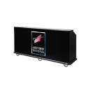 FWE BBC-8 L4 96"L Portable Bar w/ 60 lb Ice Bin, Harvest Maple thumbnail 2