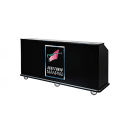 FWE BBC-8 L7 96"L Portable Bar w/ 60 lb Ice Bin, Sterling Ash thumbnail 2