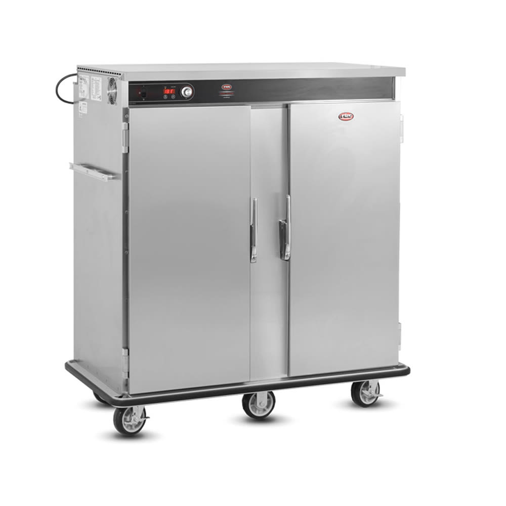 FWE BT-120-XL 120 Plate Heated Meal Delivery Cart, 120v
