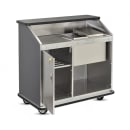 FWE CB-4 L6 48"L Conventional Portable Bar, Stainless Interior, Pinnacle Walnut thumbnail 2