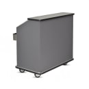 FWE CB-4 L6 48"L Conventional Portable Bar, Stainless Interior, Pinnacle Walnut thumbnail 3