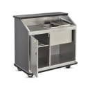 FWE CB-4 L5 48"L Conventional Portable Bar, Stainless Interior, Hibiscus Cherry thumbnail 2