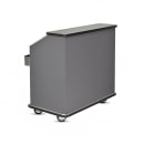 FWE CB-4 L5 48"L Conventional Portable Bar, Stainless Interior, Hibiscus Cherry thumbnail 3