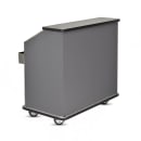 FWE CB-4 L7 48"L Conventional Portable Bar, Stainless Interior, Sterling Ash thumbnail 3