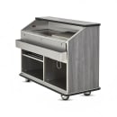 FWE CB-5 L4 60"L Conventional Portable Bar, Stainless Interior, Harvest Maple thumbnail 2
